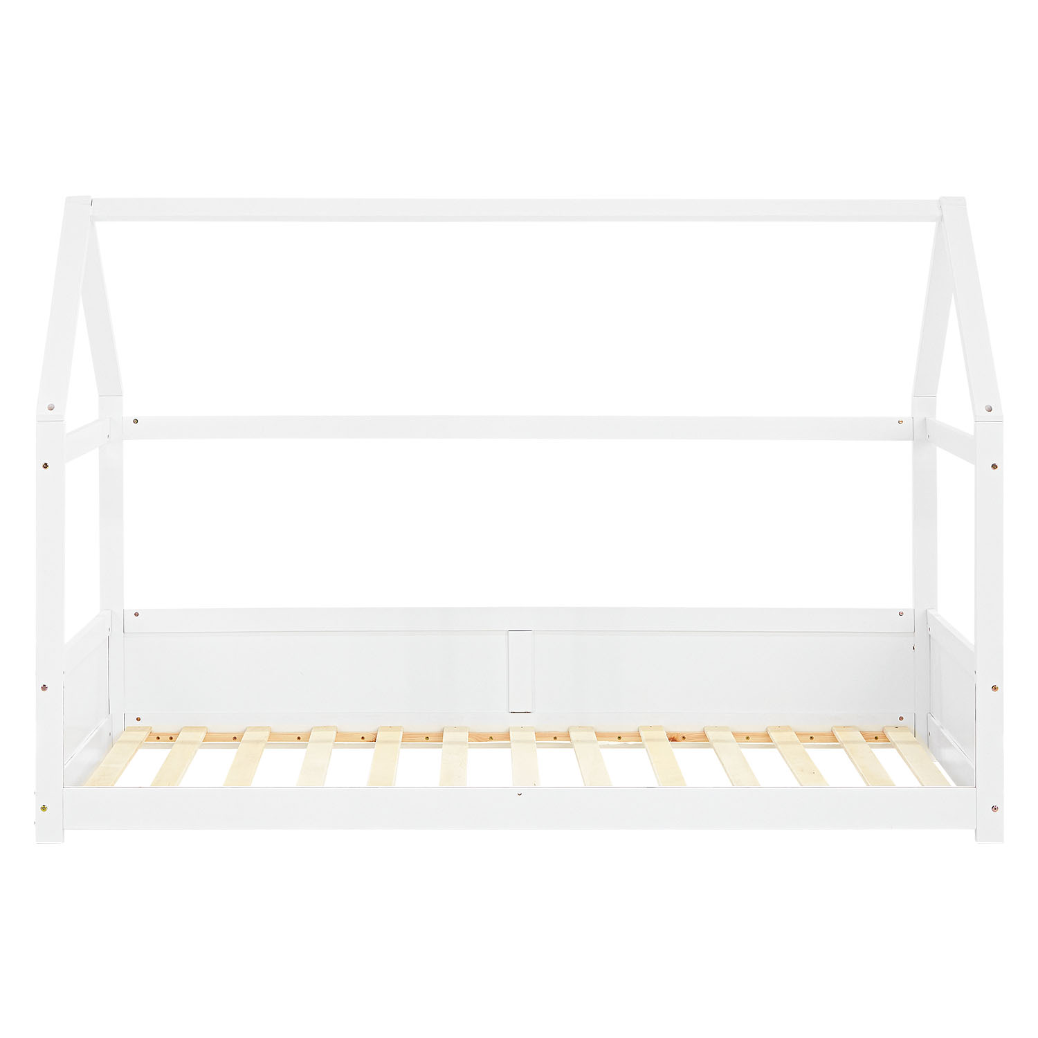 Children's Bed 90x200 cm House Bed with Barriers Childrens Single Bed Montessori Bed Treehouse Bed Mattress Slats