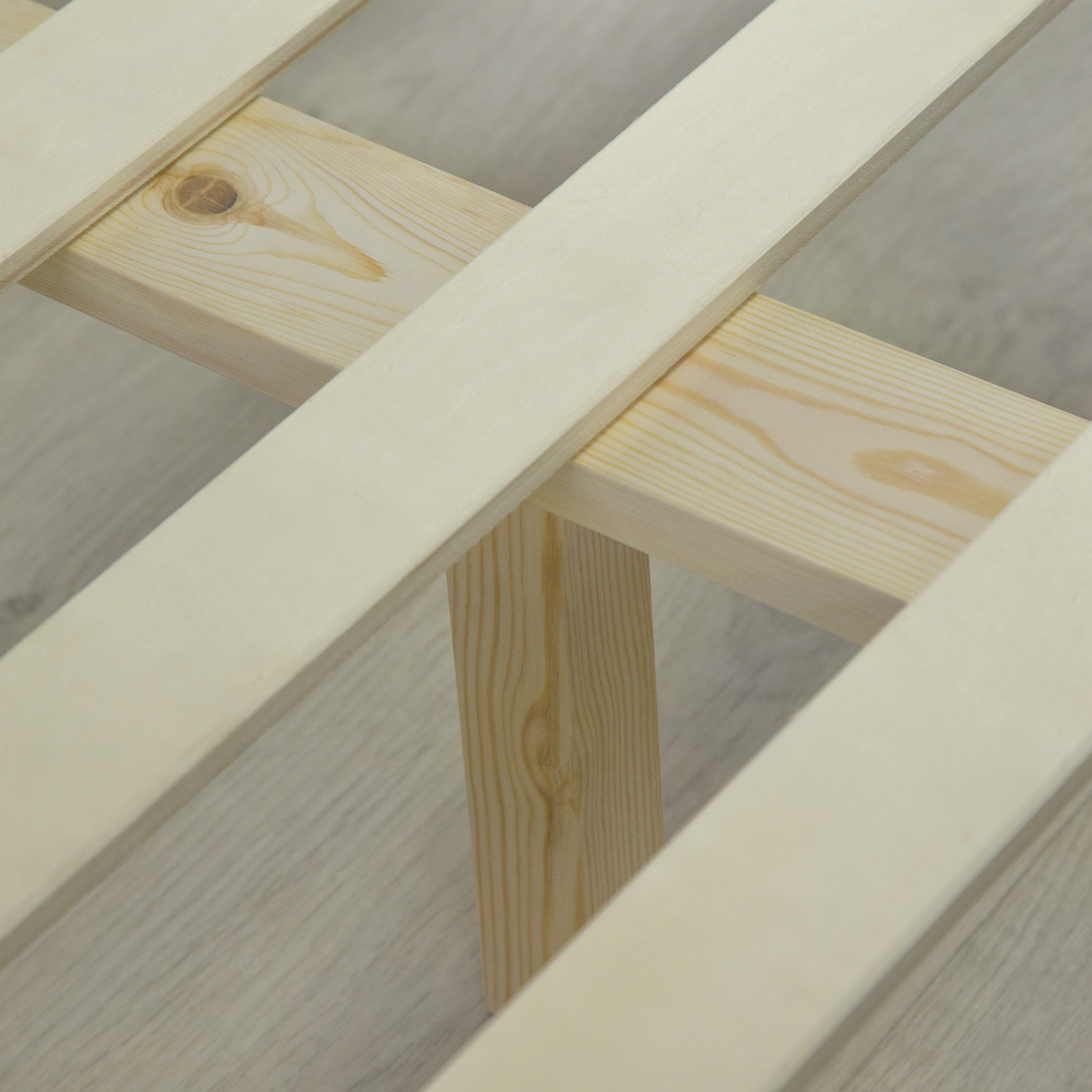 Wood Bed 140x200 cm Natural | Double Bed | with Slatted Frame | Solid | Kids Youth Guest Bedroom Wood Bed 120x200 cm Natural | Double Bed | with Slatted Frame | Solid | Kids Youth Guest Bedroom