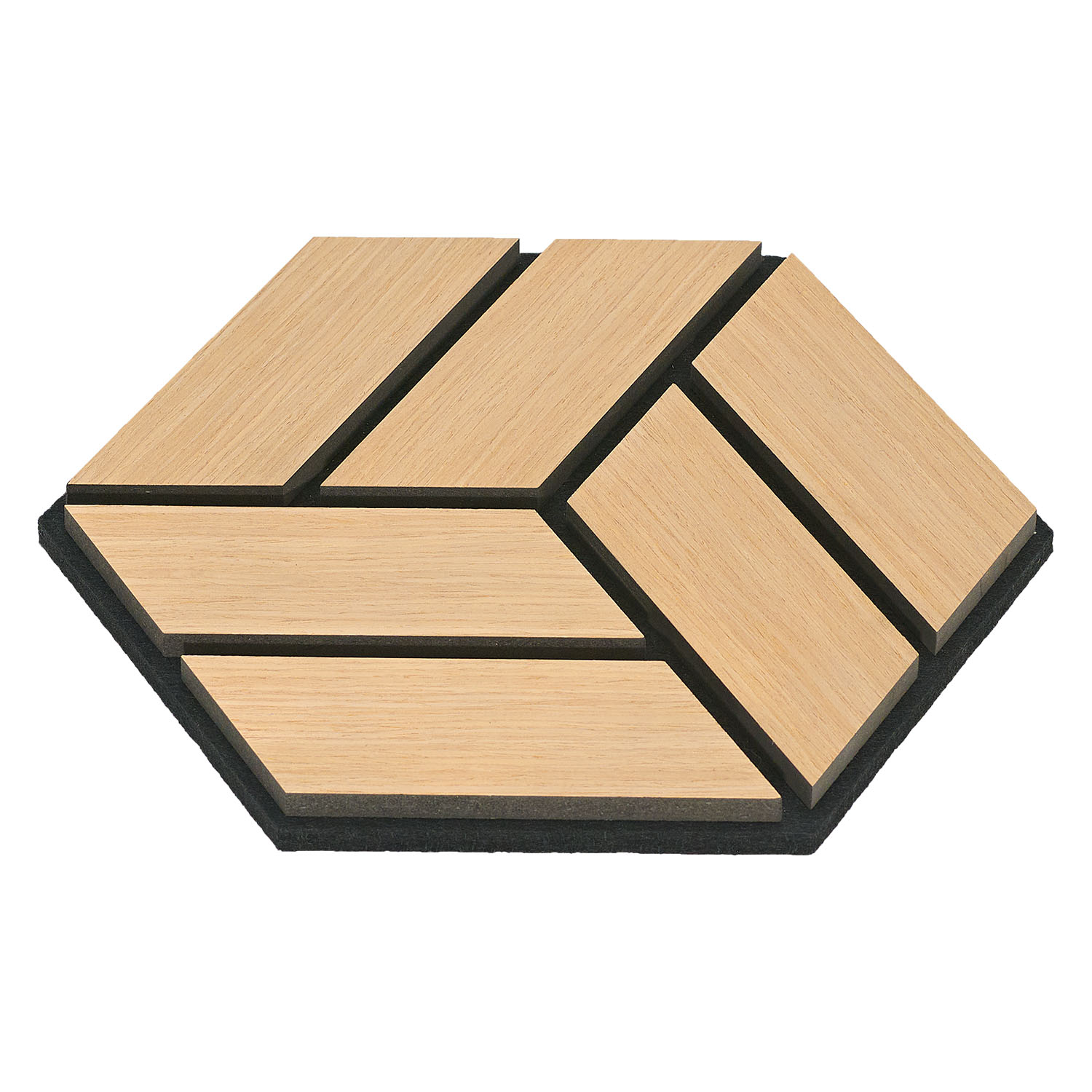 Acoustic Panels Wall Panels Hexagon Honeycomb 30 x 26 cm Natural Oak | Wood | 4-piece Set | 3D Acoustic Panels Wall Panels Hexagon Honeycomb 30 x 26 cm Natural Oak | Wood | 20-piece Set | 3D