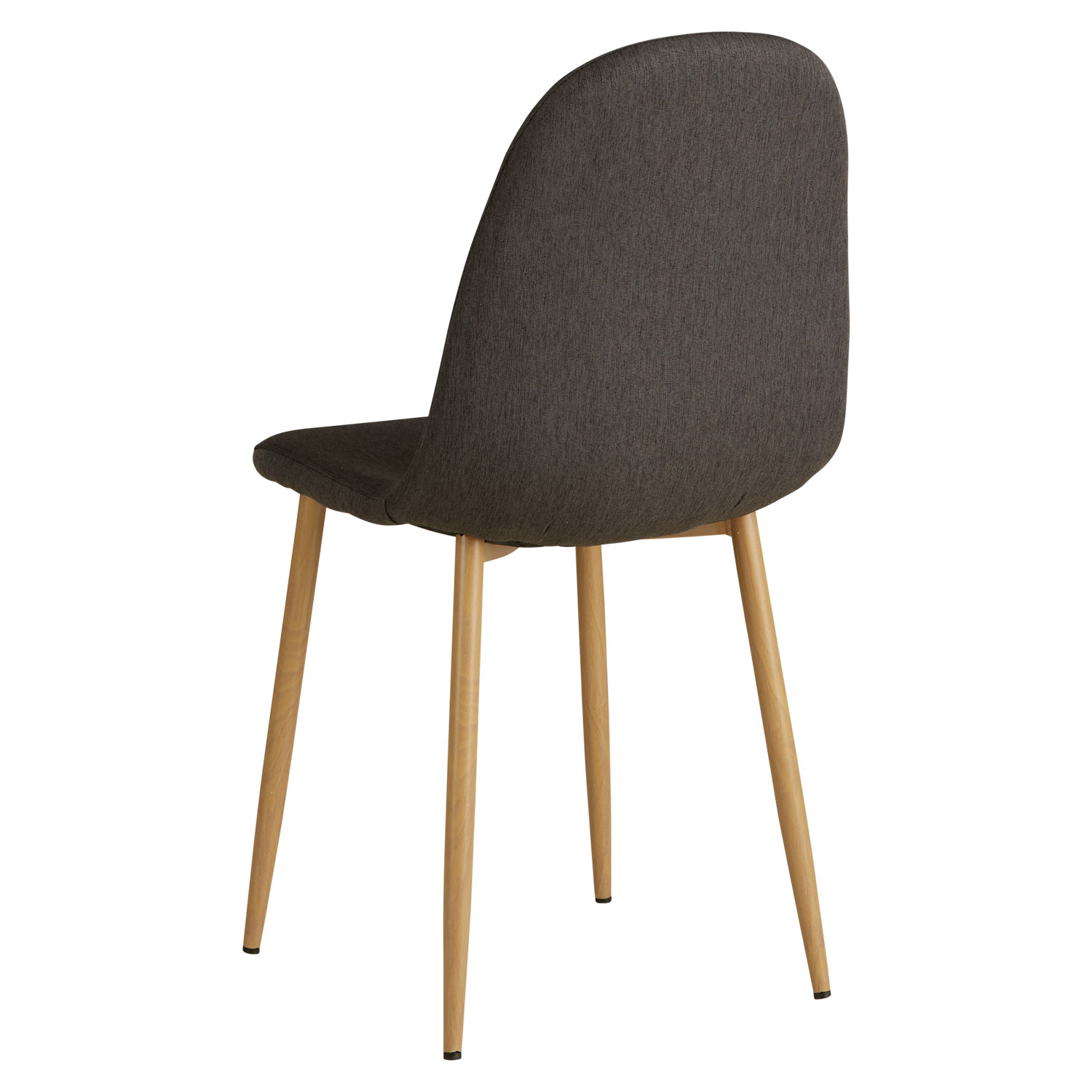 Dining Table with 4 Chairs Kitchen Table Extendable White Natural Dining Set with Upholstered Chairs Anthracite
