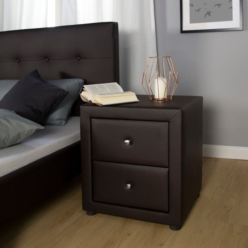 Bedside night table bedroom brown night dresser side table Bedside night table bedroom brown night dresser side table